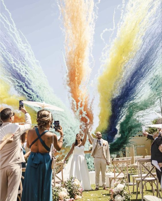 Disparos Coloridos para Casamentos e Eventos | Chá Revelação Aniversários Festas