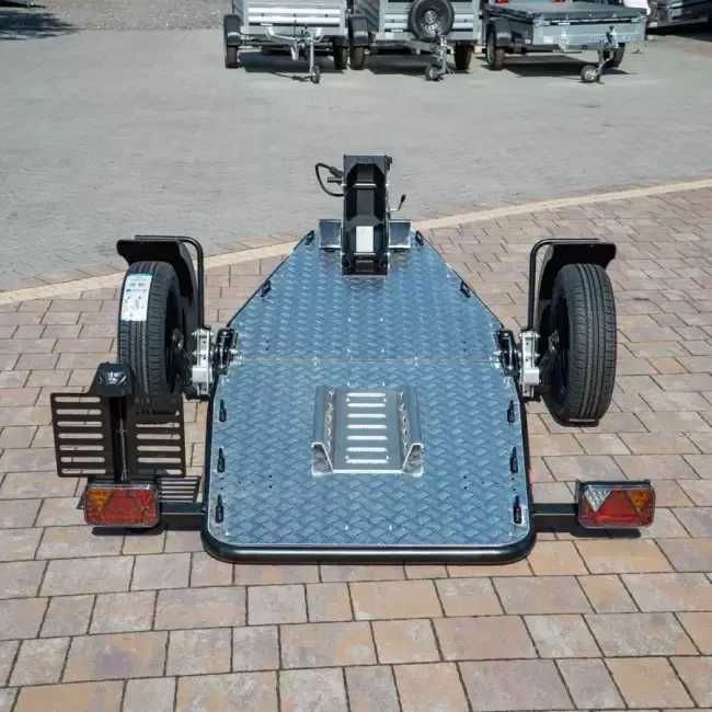 Przyczepa motocyklowa Lorries MT-01 wypożyczalnia Łódź. Wynajem