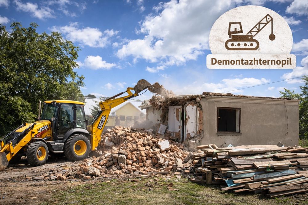 Демонтаж будинків та споруд | Аварійні об’єкти | Тернопіль та область