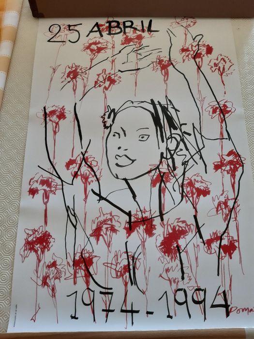 Cartaz 25 de Abril-1974 Julio POMAR