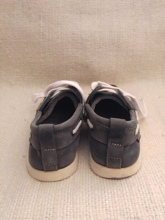 Półbuty, buty żeglarskie damskie skórzane M&S