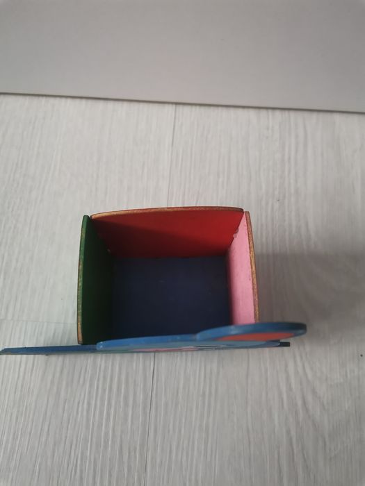 Hand Made Rękodzieło - Przybornik na biurko drewniany miś