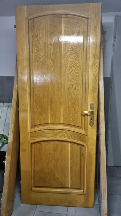 Drzwi wewnętrzne dębowe