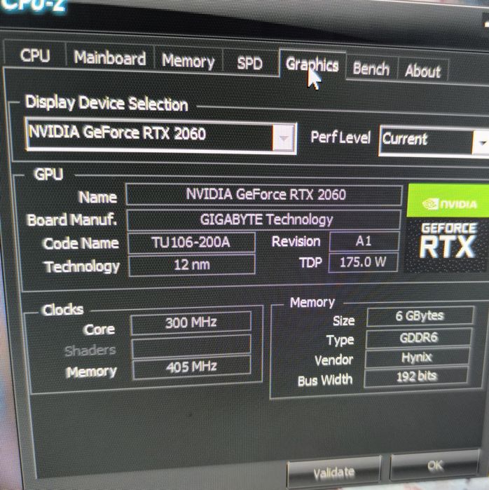 Продаю Gigabyte rtx 2060 6gb