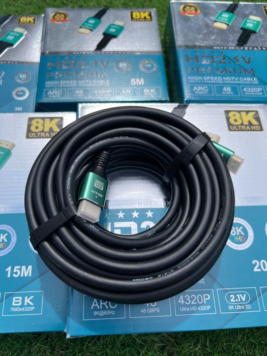 Кабель HDMI - HDMI V2.1  8K 48Gbps  10 метрів