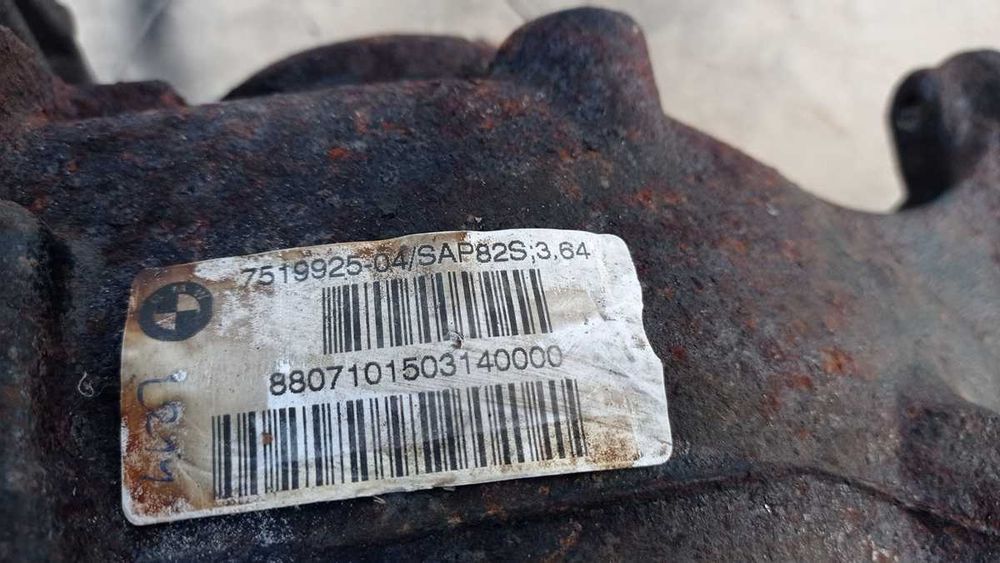 Dyfer Tylny Most Mała Głowa BMW E81 E82 E87 E90 E91 Przełożenie 3,64