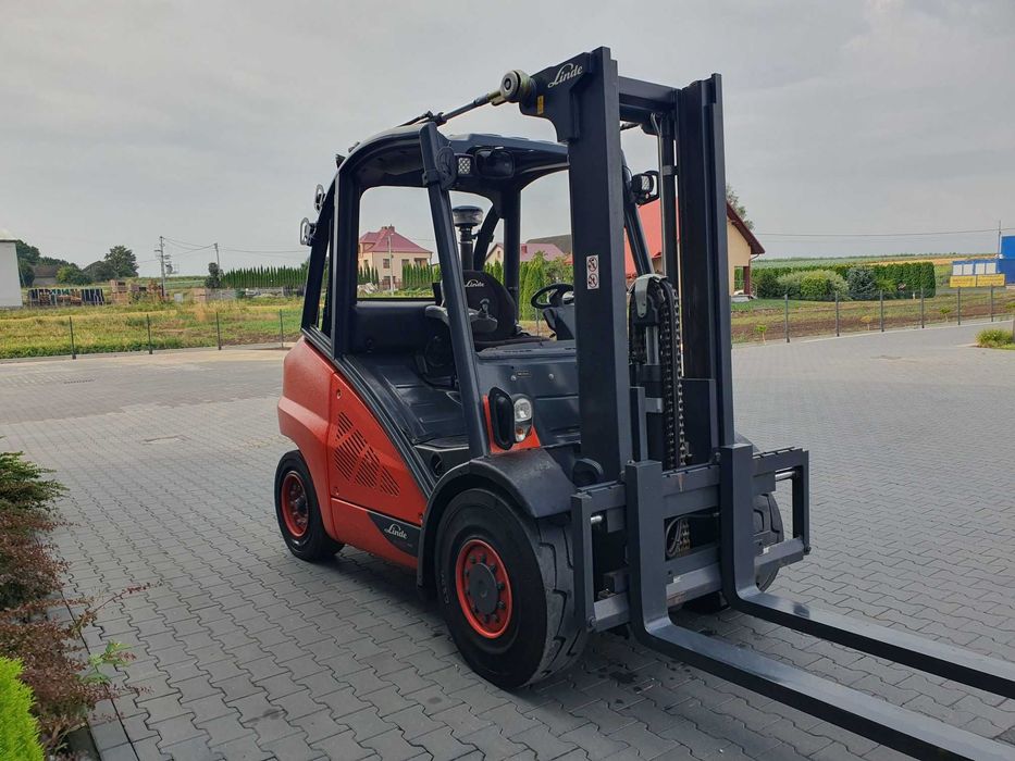Wózek widłowy Linde H50D-02 wolny skok 2018r Diesel H40 H45 przesuw