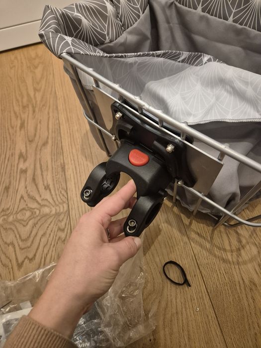 Koszyk do roweru Romet z mocowaniem