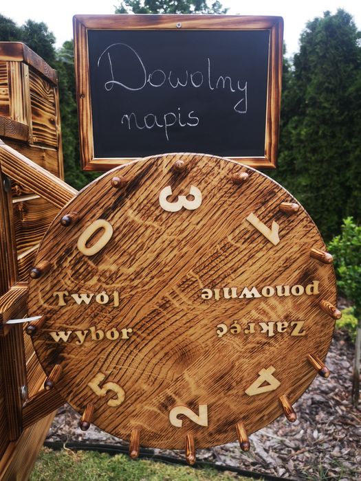 Alkoruletka Alkobar Bar wesele LED 18 dekoracja 3D osiemnastka stelaż