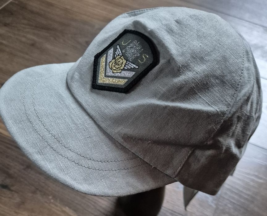Jamiks płucienna czapka Hanorine khaki 50 na 98 Nowa