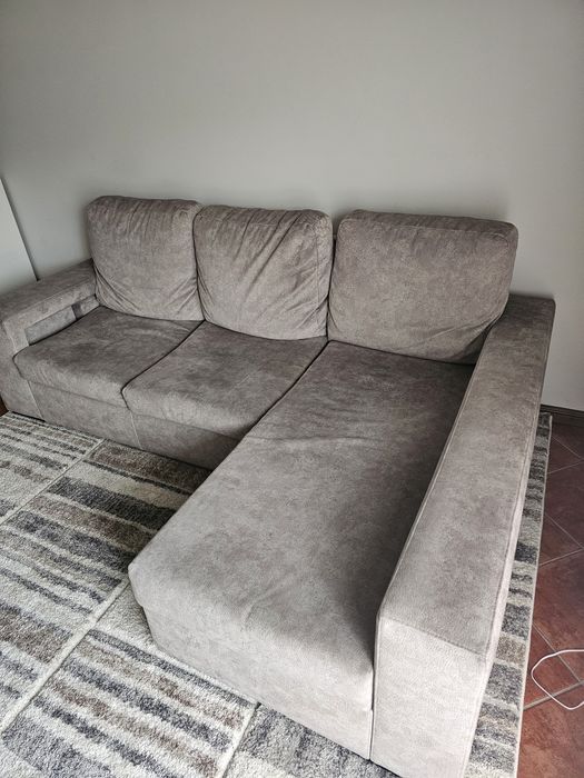 Sofá 2 lugares + chaise longe