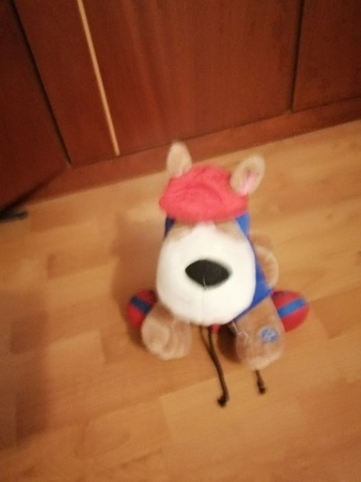 Cão peluche interativo spark hip hop