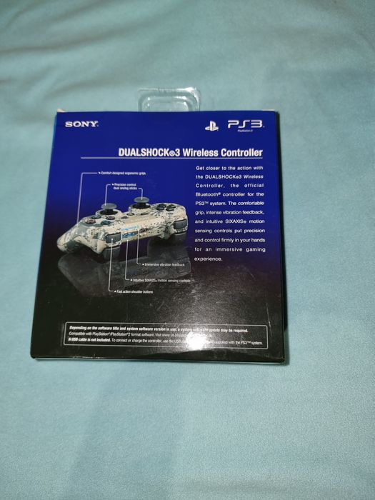 Comando para consola Sony Playstation 3 / Ps3 - verde camuflado (NOVO)