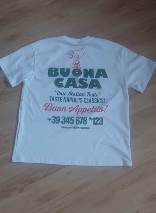 Koszulka Zara M bawełna