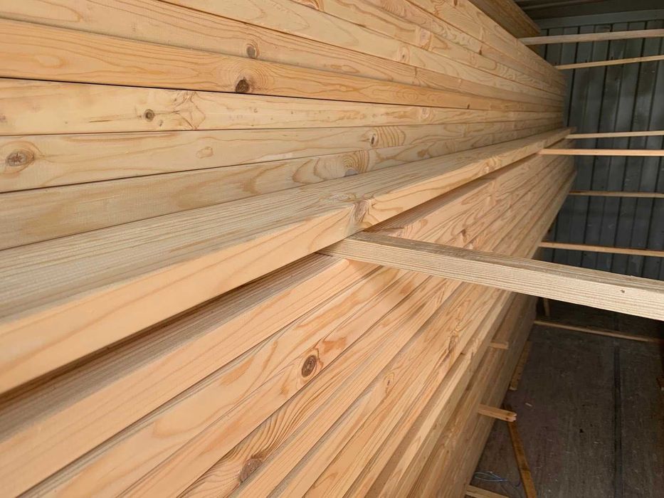 Вагонка, дошка пола, блокхаус, брус, тераска, дошка обрізна 6-9 метрів
