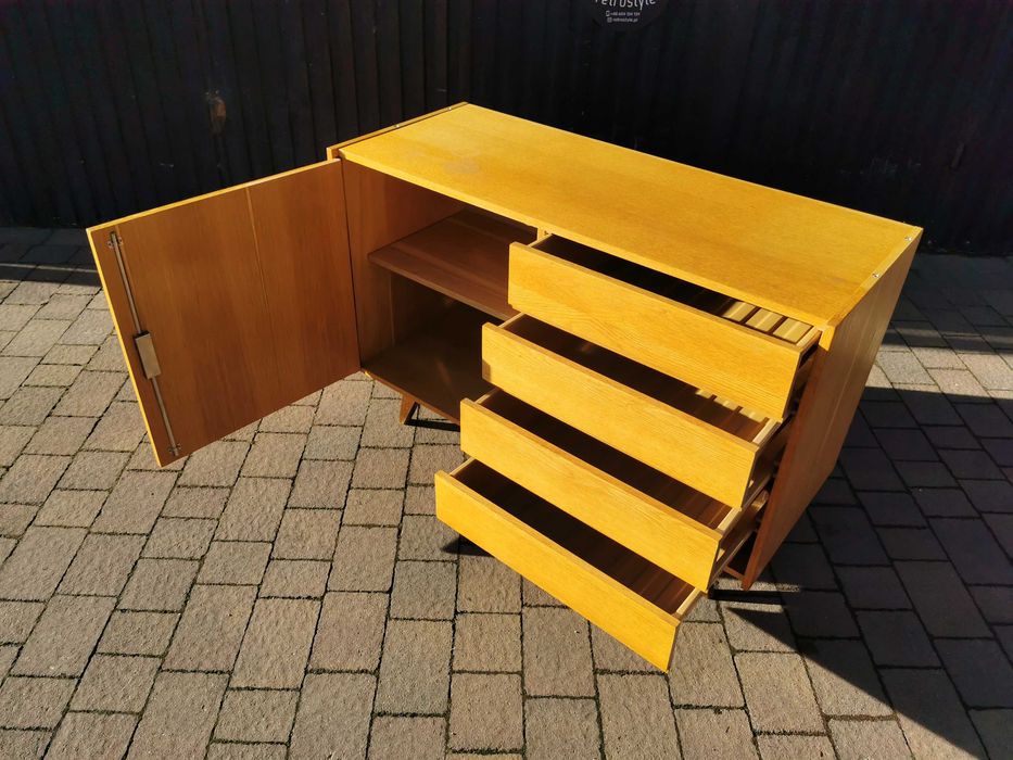 Komoda U-458 proj. J. Jiroutek, Czechosłowacja '60 Brusel Design, Loft