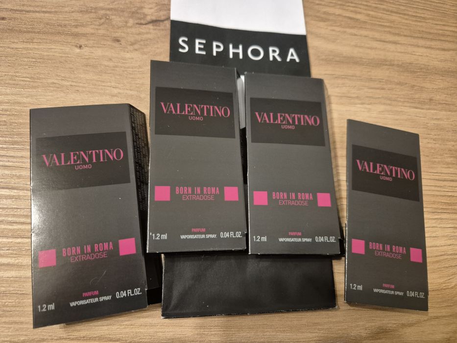 4 sztuki! VALENTINO Uomo Born in Roma Extradose Parfum zapach męski