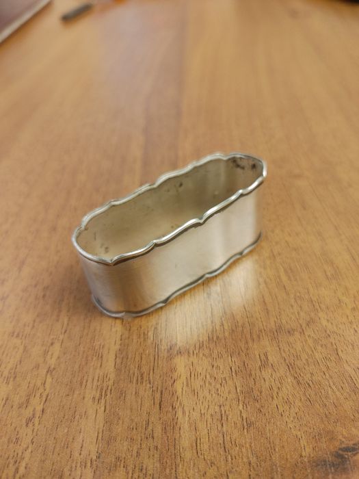 Винтажное кольцо для салфеток, салфетница