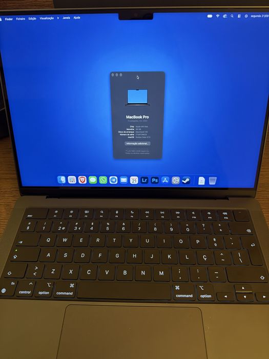 Macbook Pro M4 Max 14” | 36 GB | 14/32 | 1TB | Preto Sideral