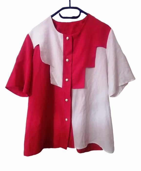 Bluzka VINTAGE dollskill dwukolorowa