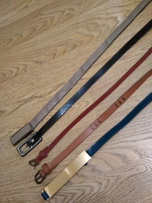 Ремень ремешок кожаный 110 см