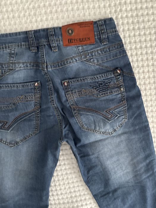 spodnie krótkie shorty jeansowe m 38 dtg