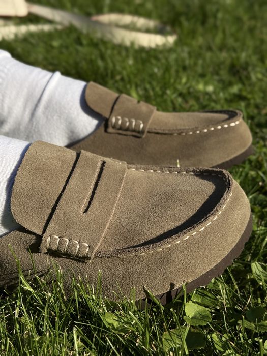 Замшеві шльопанці   Мюлі клоги біркеншток birkenstock naples
