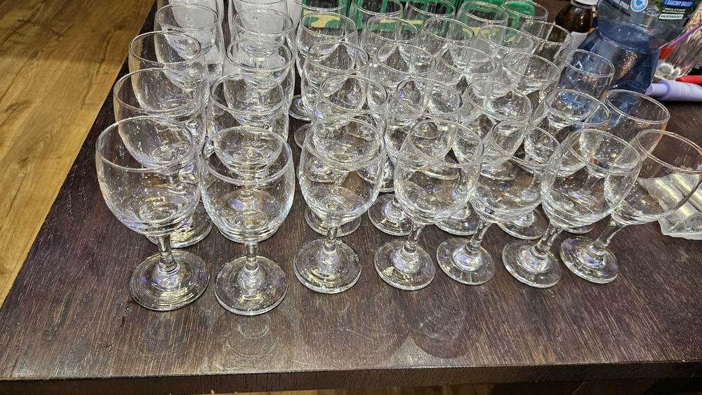Kieliszki szklane komplet 50 sztuk 125 ml