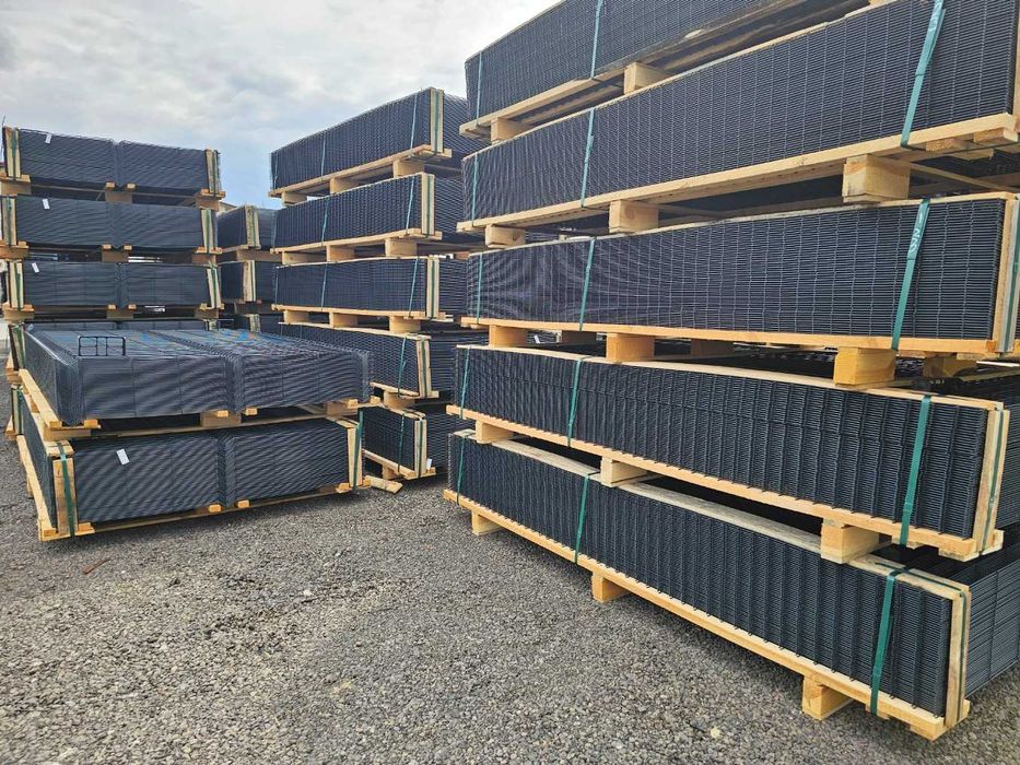 PRODUCENT Ogrodzenie panelowe 3D 2D h- 123cm Panel, Podmurówka