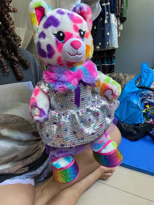 Pelúcia bear  novo com roupas