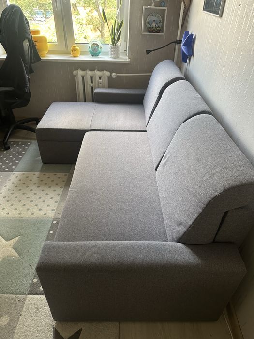 Maly narożnik Milos Agata Meble - funkcja spana, 2 pojemniki