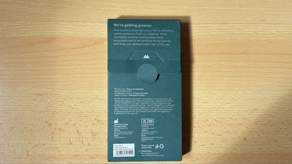 Capa iPhone 17 Pro Mous NOVA
