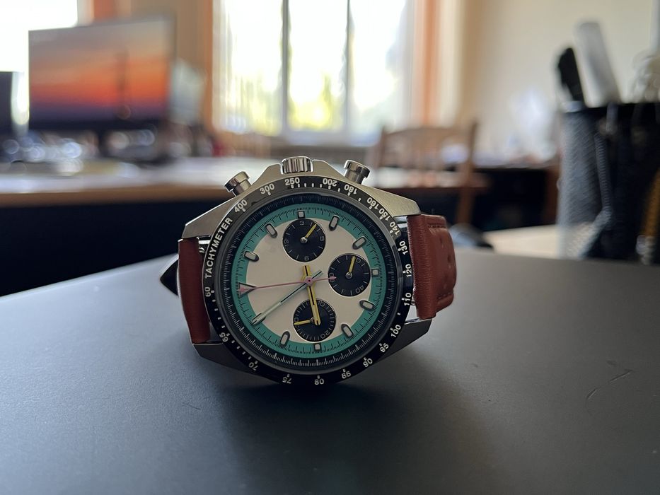 Кастомний годинник SEIKO VK63 Chronograph 39 мм