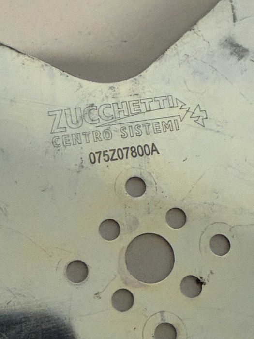 TerraMow V600 V1000 dysk tnączy + adapter + stały nóż Ambrogio Zucchetti