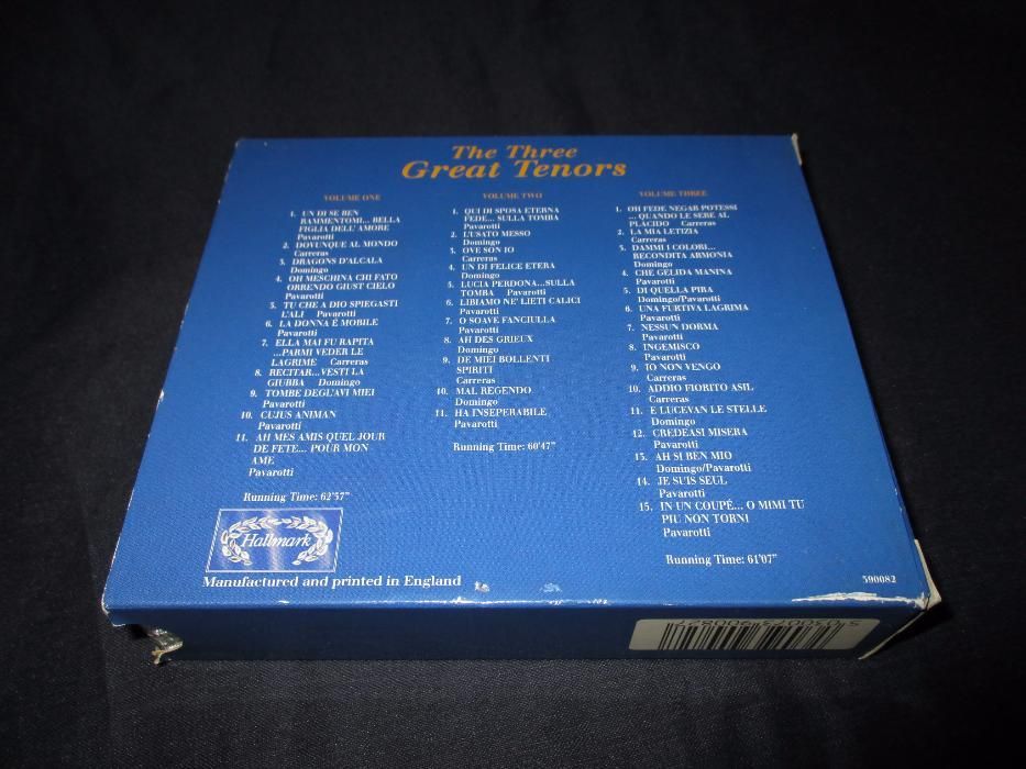 Three Great Tenors três grandes tenores box 3 cd