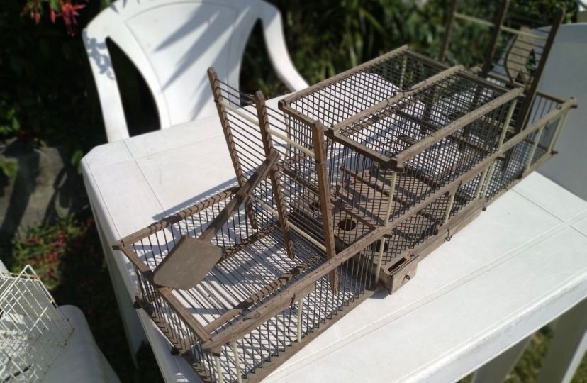 2 Gaiolas Artesanais para Armar