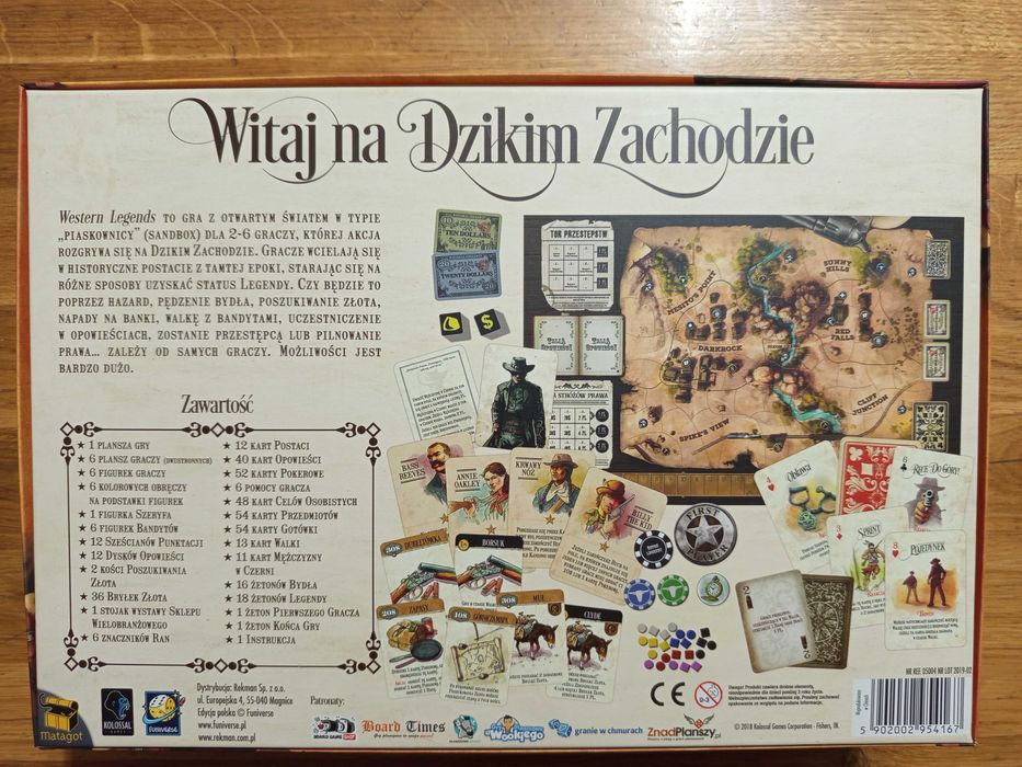 Western legends + 2 dodatki gra planszowa