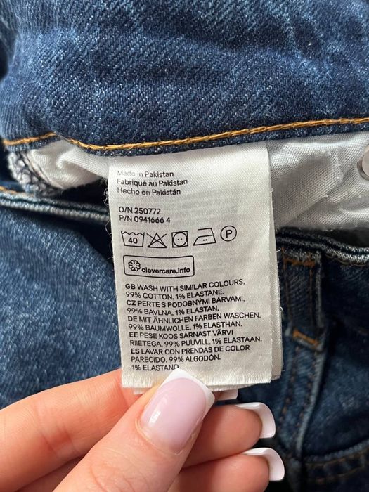 Джинси H&M, мом джинси