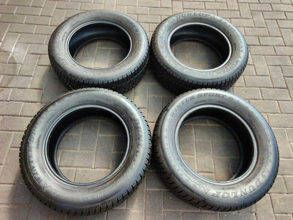 215/65 98H R16 DUNLOP Winter Sport 5 SUV 8mm 2024r Zimowe Opony 4szt Ładne