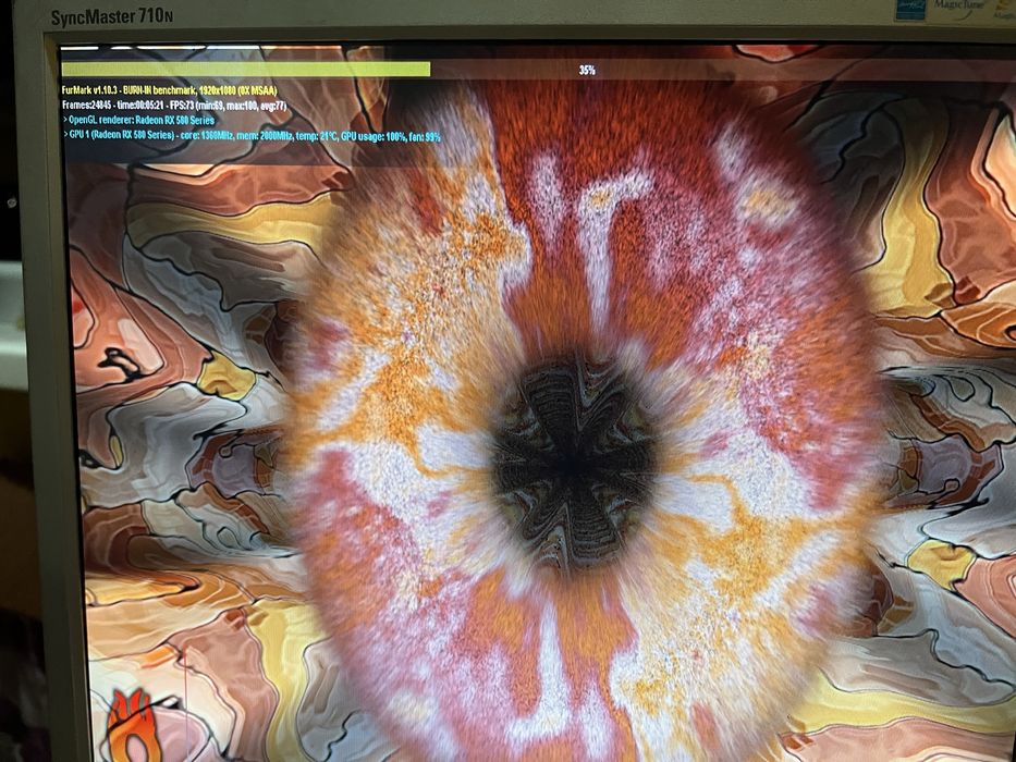 Видеокарта Asus PCI-Ex Radeon RX580 ROG Strix OC 8GB GDDR5 (256bit)