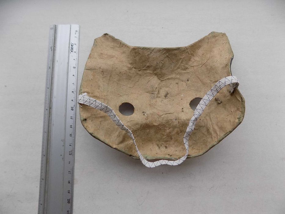 Маска карнавальная детская Кот СССР папье-маше