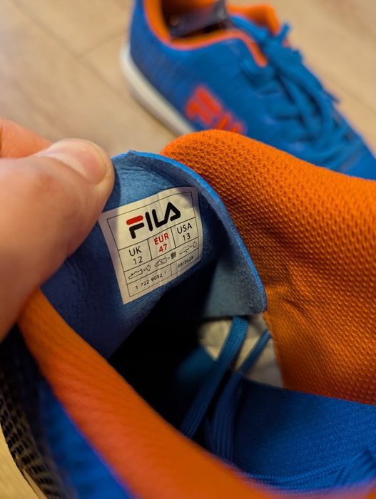 Оригінальні сині фудзалки фудзалки від Fila 47p. 30cm