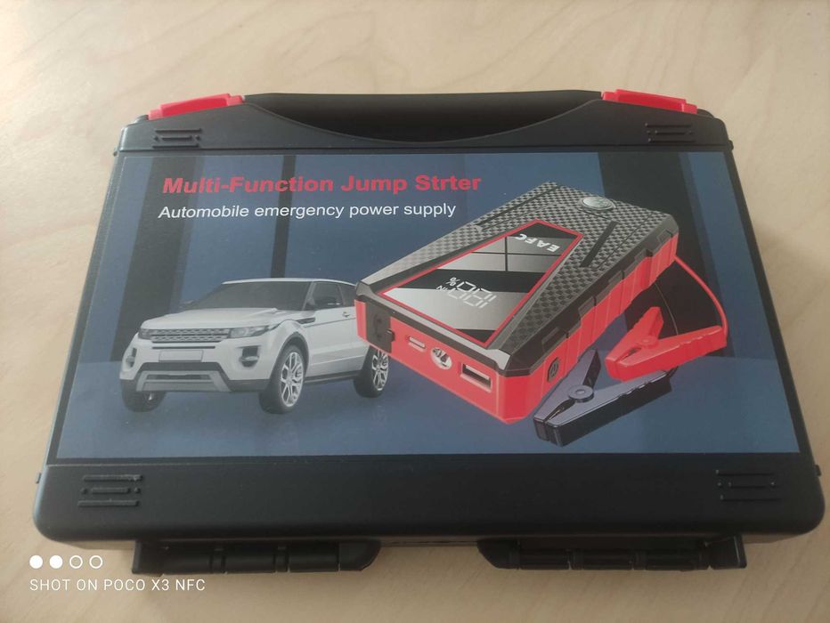 Booster EAFC 12V 1200A urządzenie do uruchamiania awaryjnego samochodu