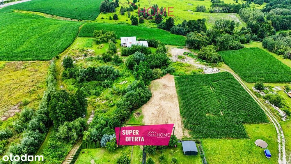 Działka budowlana w Krasnem