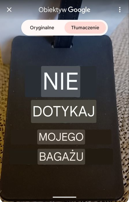Zawieszka do bagażu, adresówka