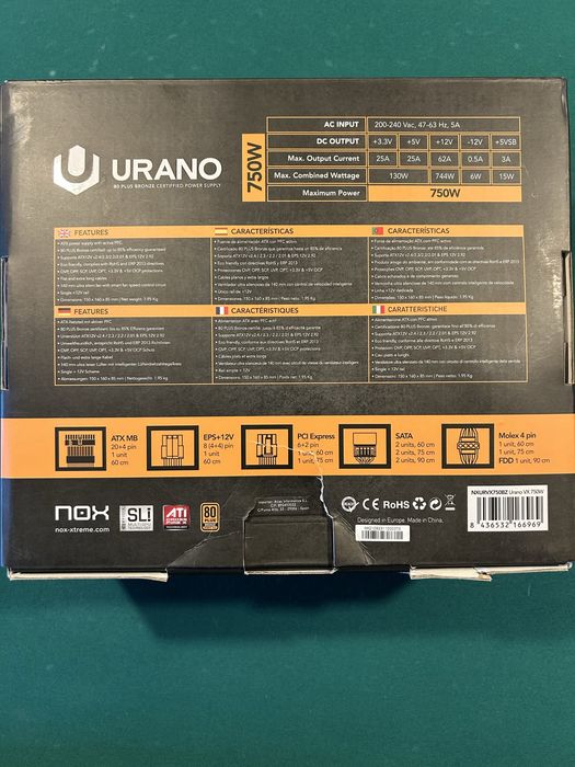NOX URANO VX 750w Bronze