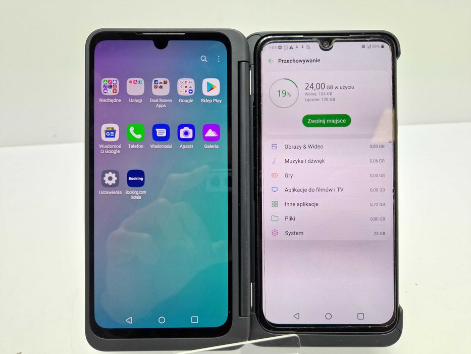 Telefon LG G8X Thinq 6GB/128GB DWA EKRANY