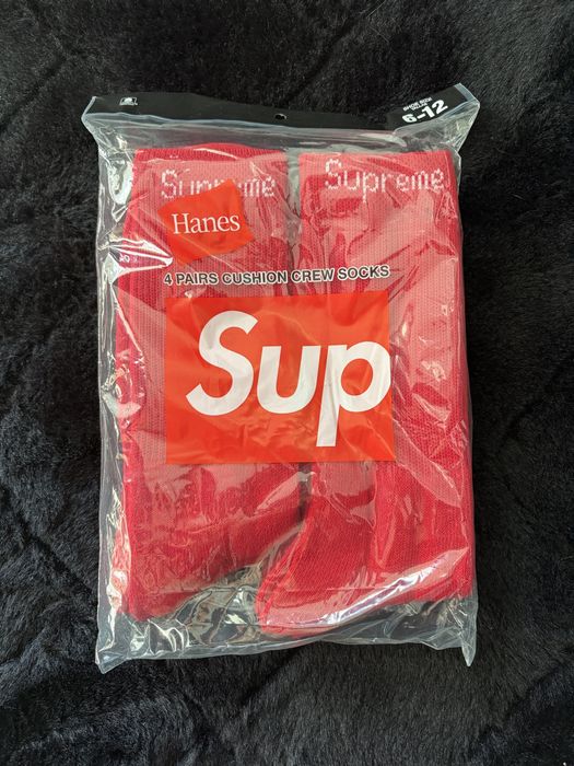 Skarpetki Supreme Red/Czerwone 1sztuka