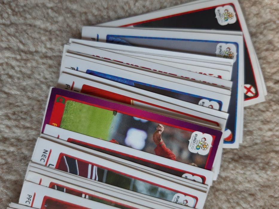 Cromos das cadernetas Panini