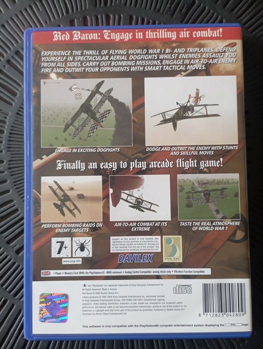 Gra Red Baron ps 2